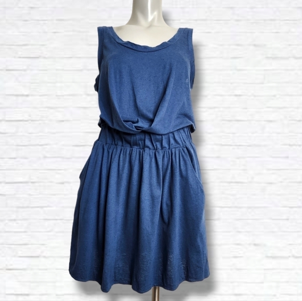NEW! Lacoste Navy Blue Tank Slouchy Tennis Mini Dress Size XS NWT